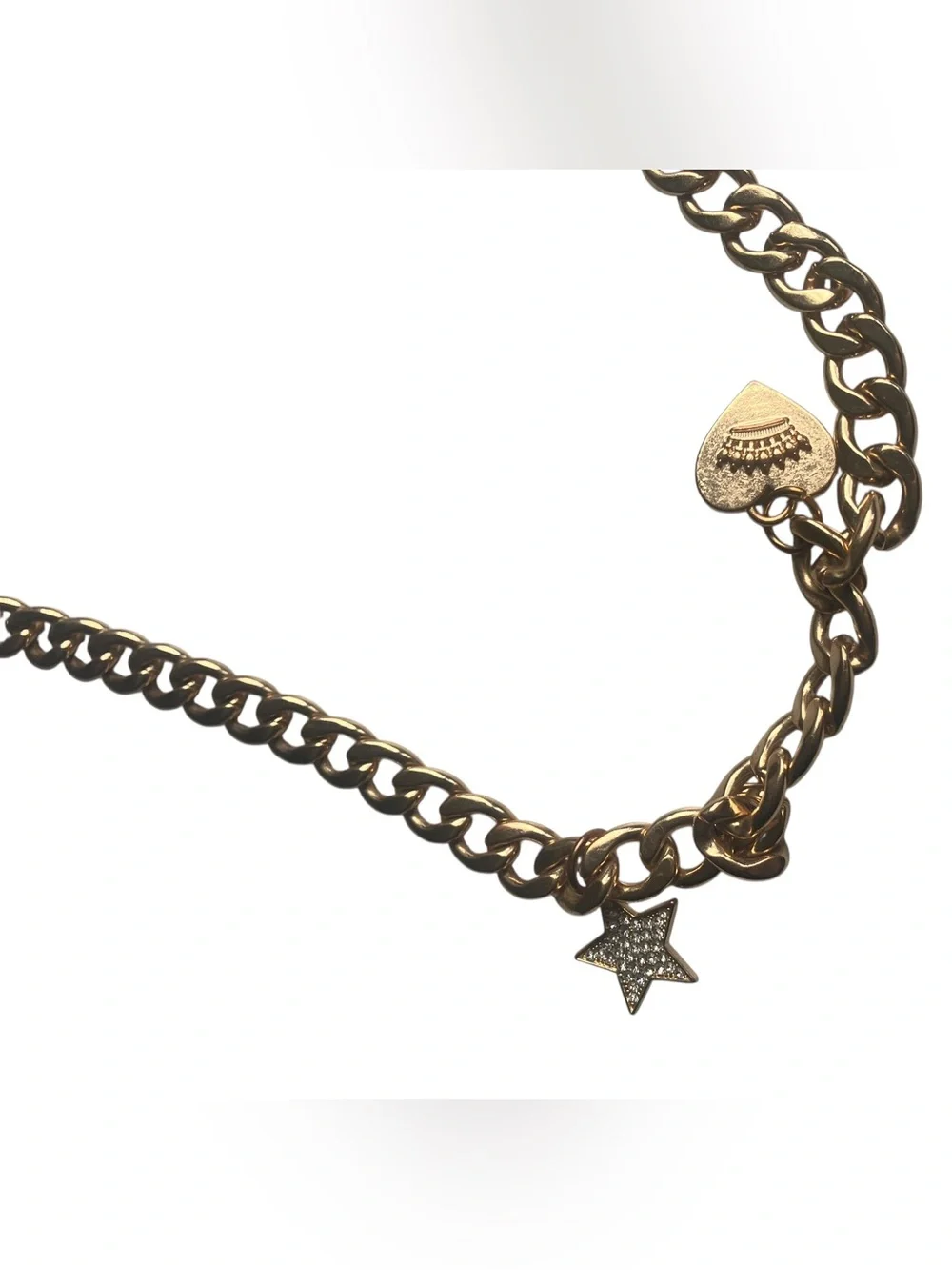 Juicy Couture Gold Charms Chain Belt